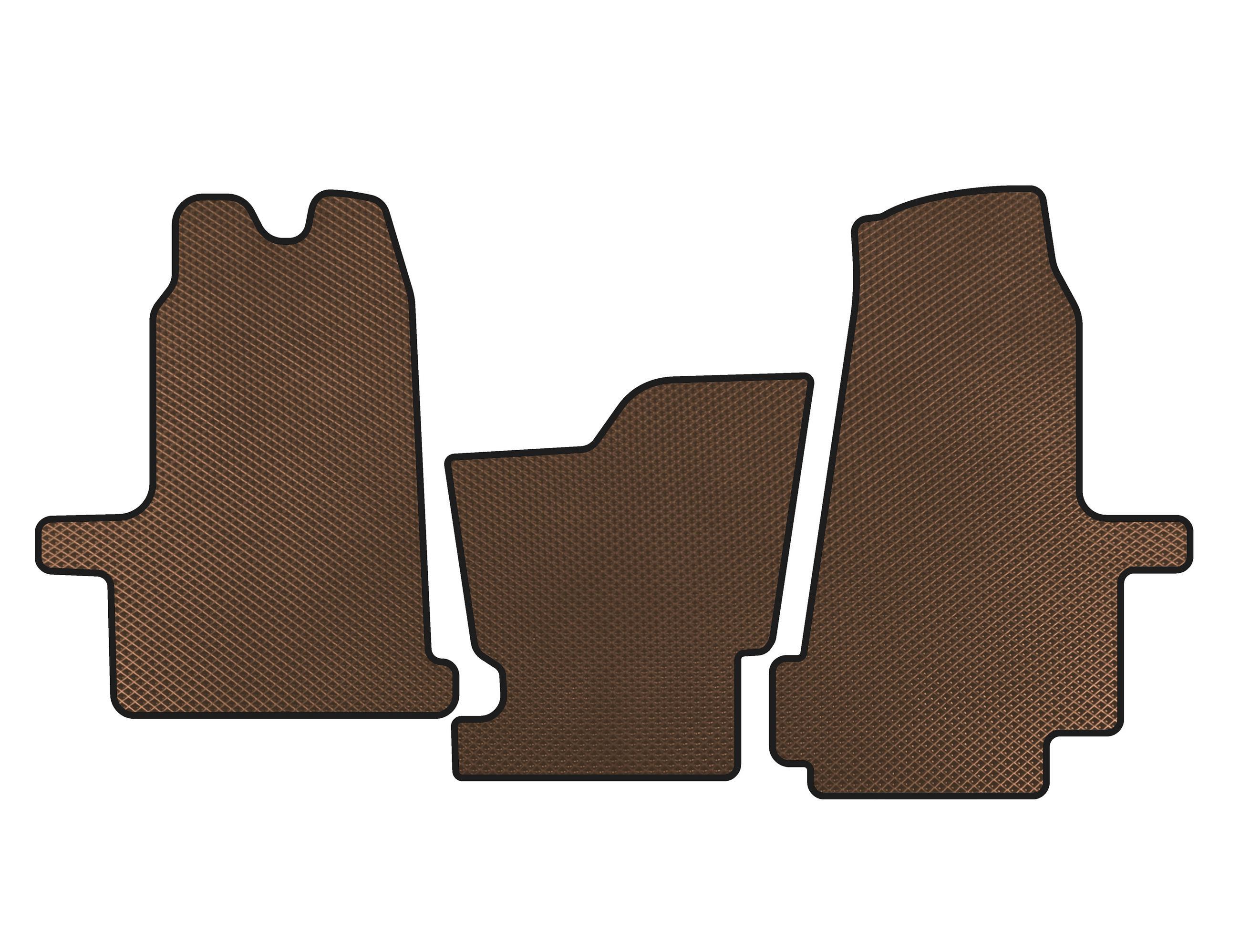 Коврики Digital Designs EVA 2000-2006 АКПП для Ford Transit 2000-2014 гг. этилвинилацетат Коричневый (141596)