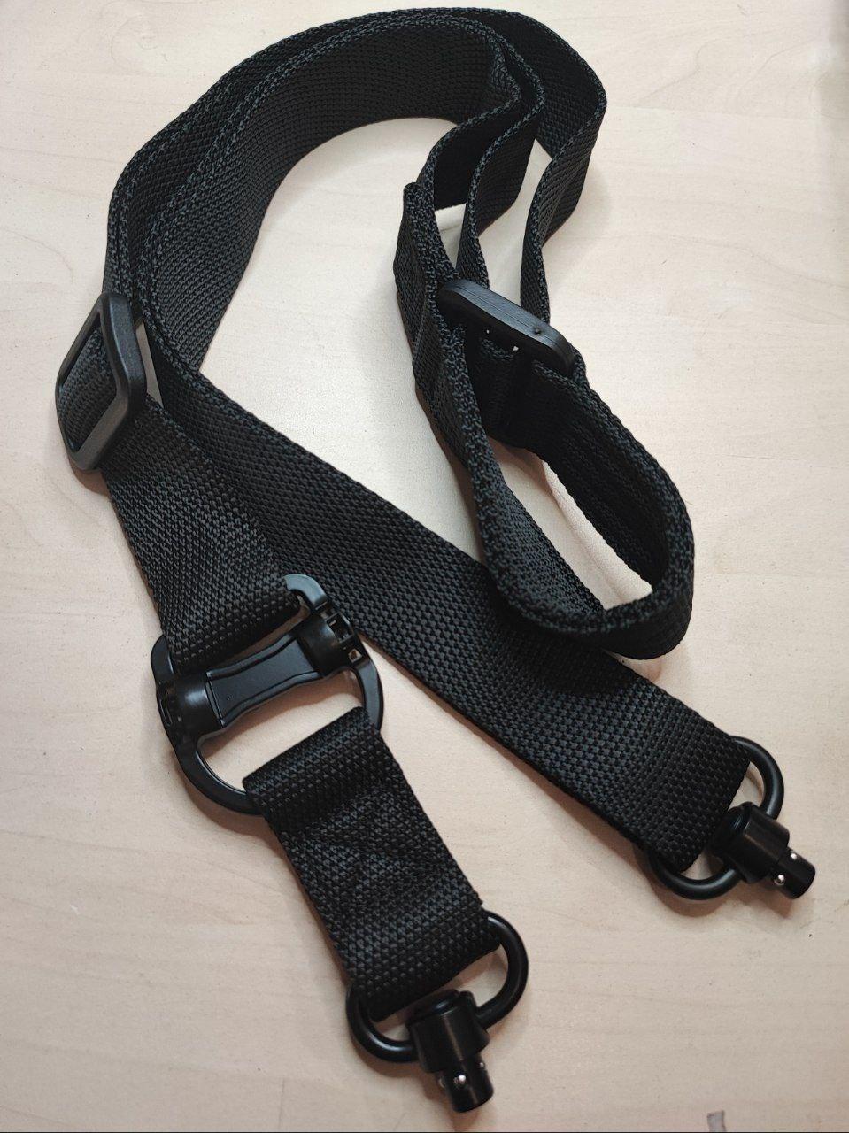Ремень двухточечный HB-044 MS4 Черный (21747327) - фото 2 Ремень двухточечный HB-044 MS4 Черный (21747327) - фото 2