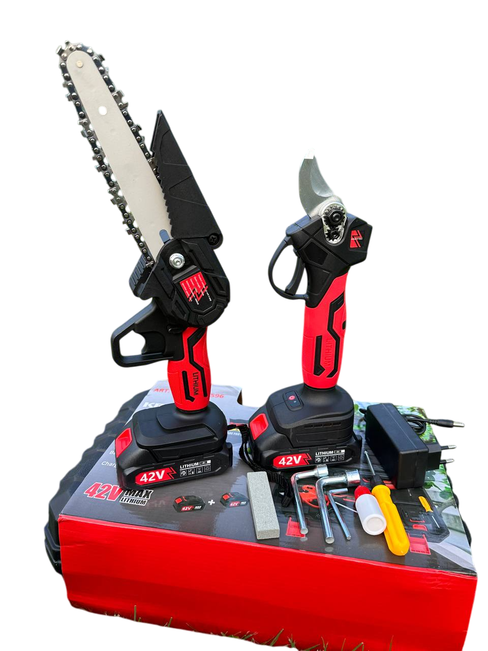 Пила цепная мини/секатор Kraffec KT/BCD-360I 36V 4АР (27369352)