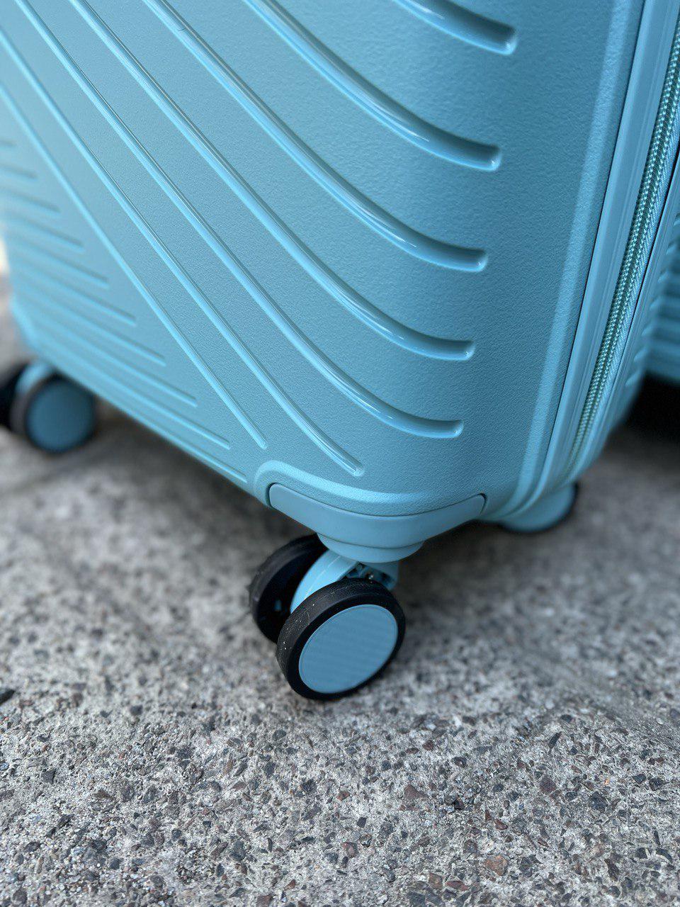 Валіза пластикова Wings 181-05 поліпропілен 100% середній М'ятний (11838337) - фото 4 Валіза пластикова Wings 181-05 поліпропілен 100% середній М'ятний (11838337) - фото 4