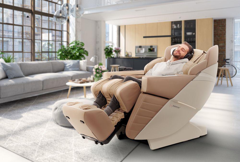 Массажное кресло Casada AlphaSonic III Creame (CS100988) - фото 3 Массажное кресло Casada AlphaSonic III Creame (CS100988) - фото 3