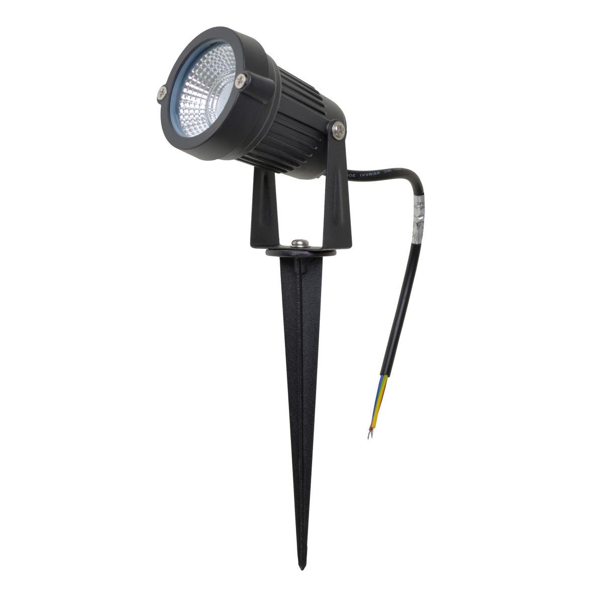 Светильник садовый IP65 AS-12/5W BL BK COB грунтовой