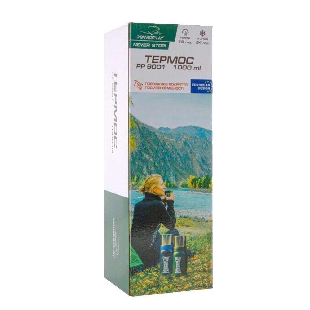 Термос PowerPlay 9001 1л Синій - фото 6 Термос PowerPlay 9001 1л Синій - фото 6