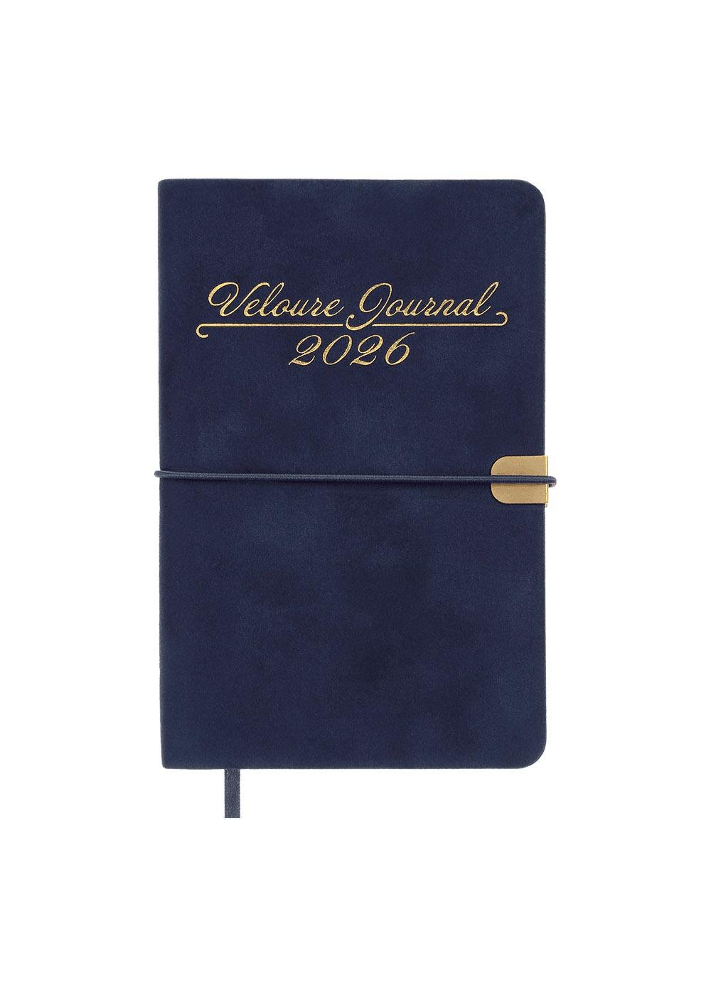 Ежедневник Buromax 2026 VELOUR А6 датированный Синий (BM.2512-02)