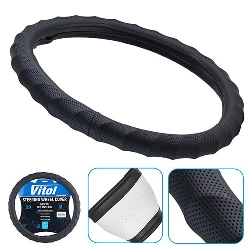 Чехол руля БО/Черный (VLOD-W171 Bk M)