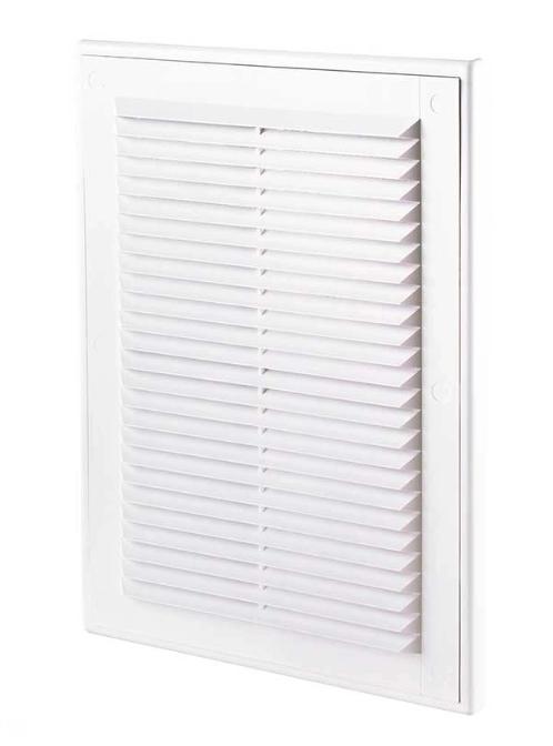 ? Решетка вентиляционная двойная Домовент ДВ 125с с накладкой Белый