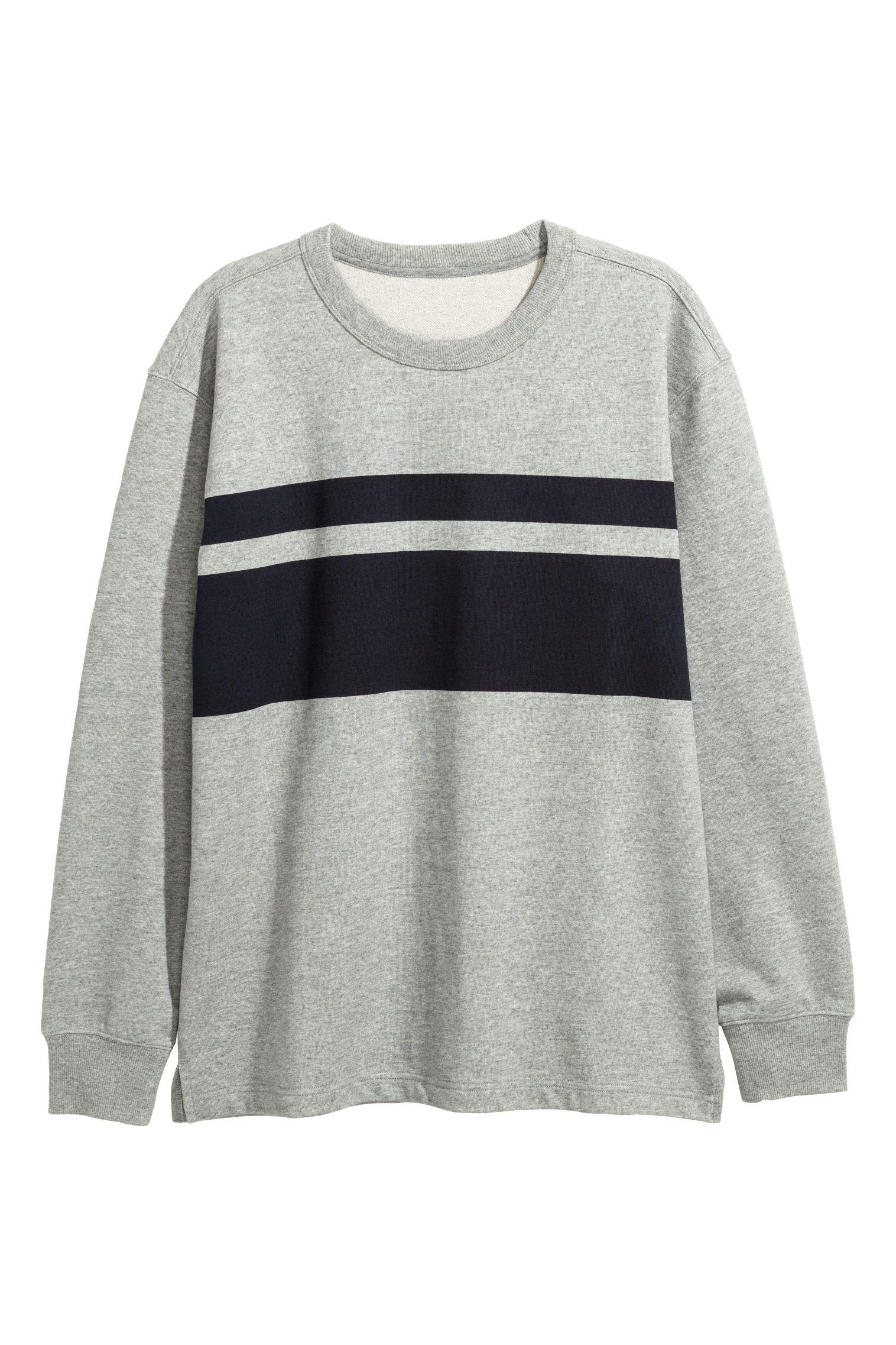 Свитшот H&M XS Серый (580936b35)