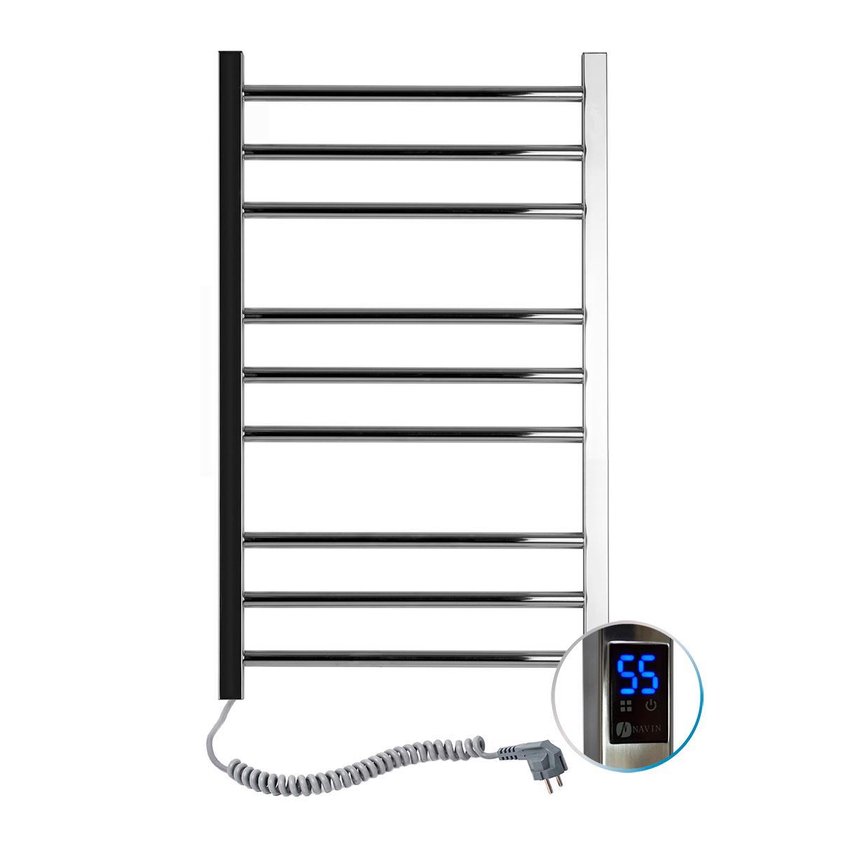 Полотенцесушитель электрический NAVIN Классик Квадро Sensor с таймером левый 500x800 мм (S10-016153-5080)