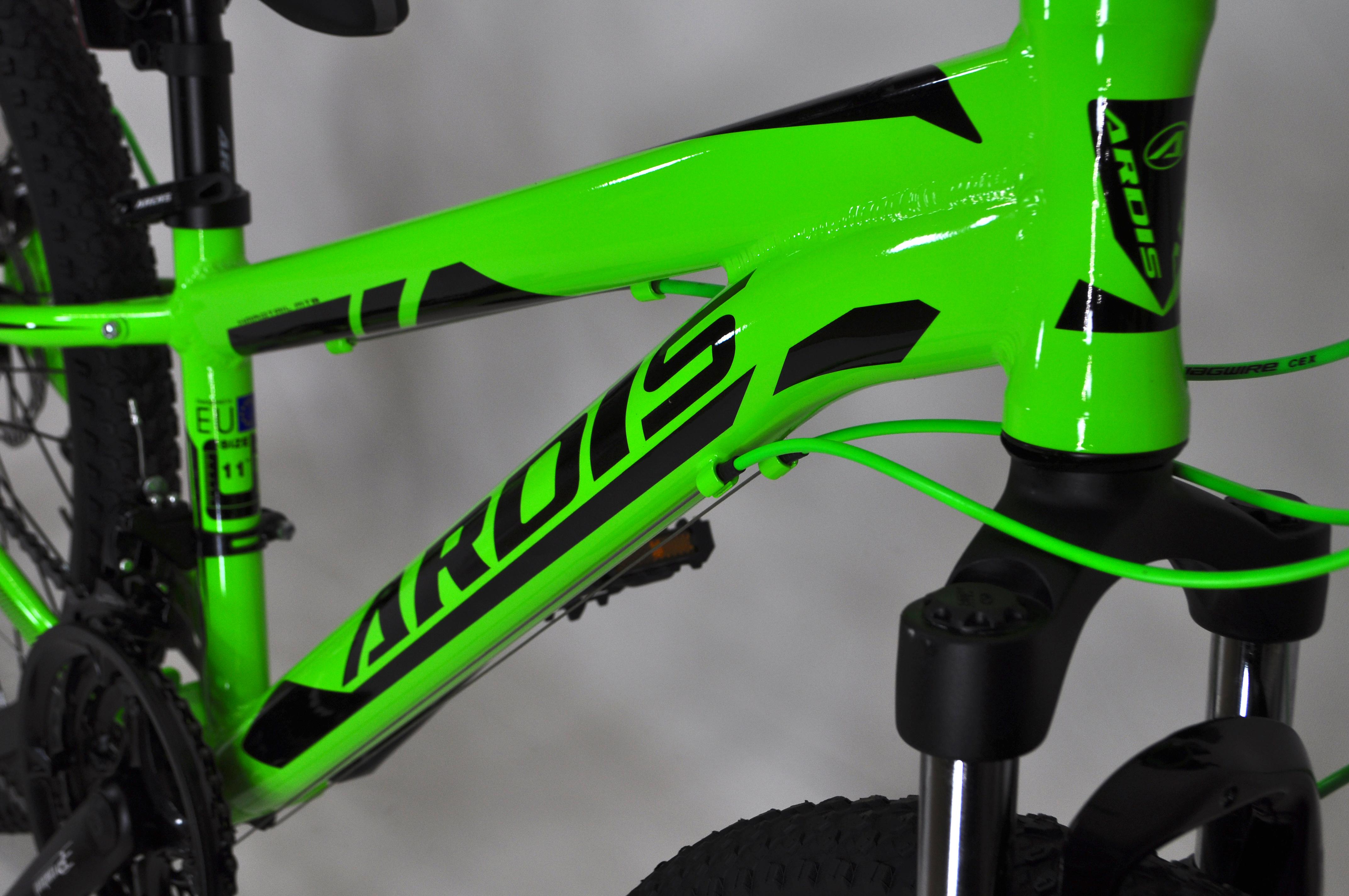 Велосипед підлітковий 24" Ardis Ezreal 11" Зелений - фото 12 Велосипед підлітковий 24" Ardis Ezreal 11" Зелений - фото 12