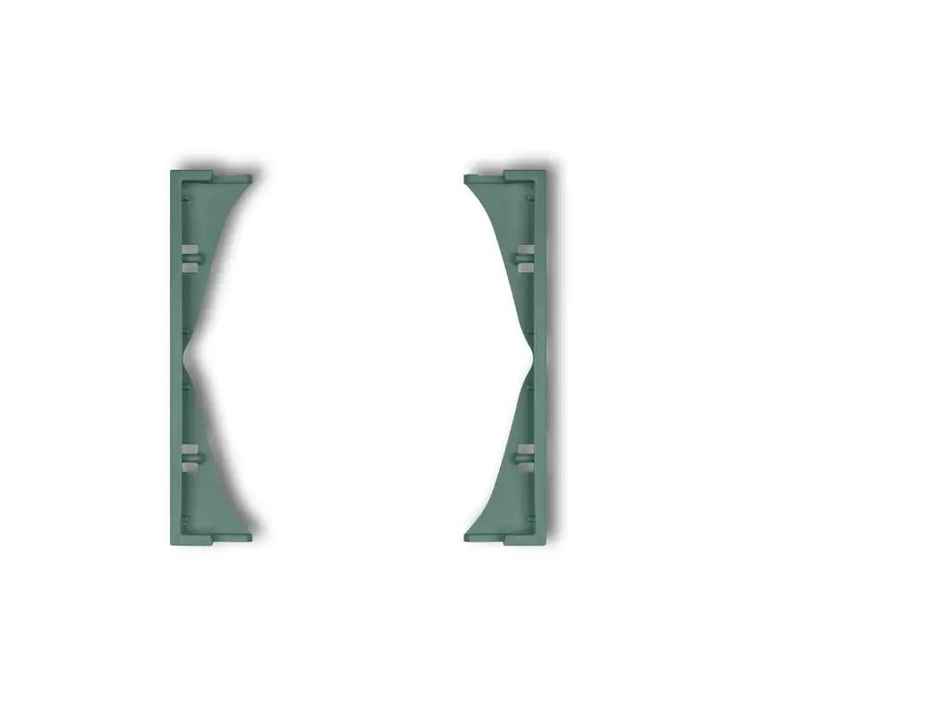 Рамка промежуточная Karlik Mini для розетки выключателя Зеленый (51MRP-2)