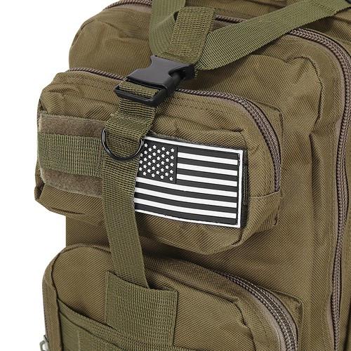 Рюкзак військовий водонепроникний Trizand з кріпленням MOLLE 26 л Зелений (27917682) - фото 4