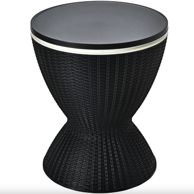 Стол-холодильник Costway Curver с регулируемой высотой 30 L Черный (4883)