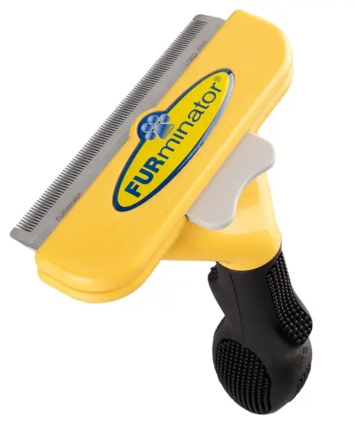 Фурминатор для длинношерстных собак и кошек Furminator Short Hair Large с кнопкой 10 см (8-18-50948529) Фурминатор для длинношерстных собак и кошек Furminator Short Hair Large с кнопкой 10 см (8-18-50948529)