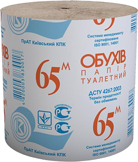 Туалетная бумага Обухов 65 м