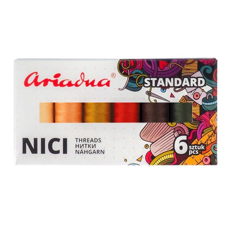 Набор нитей Ariadna Autumn Talia 120 200 м 6 цветов (26286480)