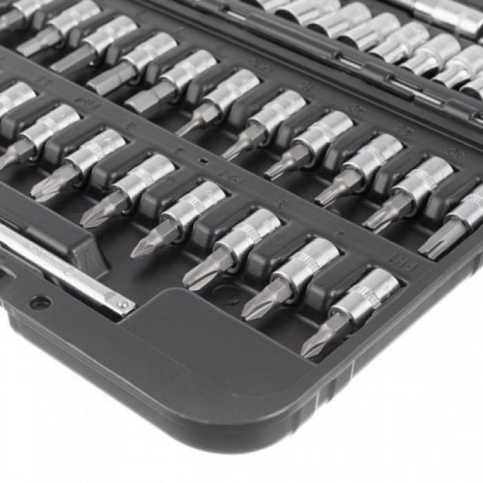 Набір інструментів Intertool STORM 1/4 " Сг-V 46 пр. (1418767400) - фото 5 Набір інструментів Intertool STORM 1/4 " Сг-V 46 пр. (1418767400) - фото 5