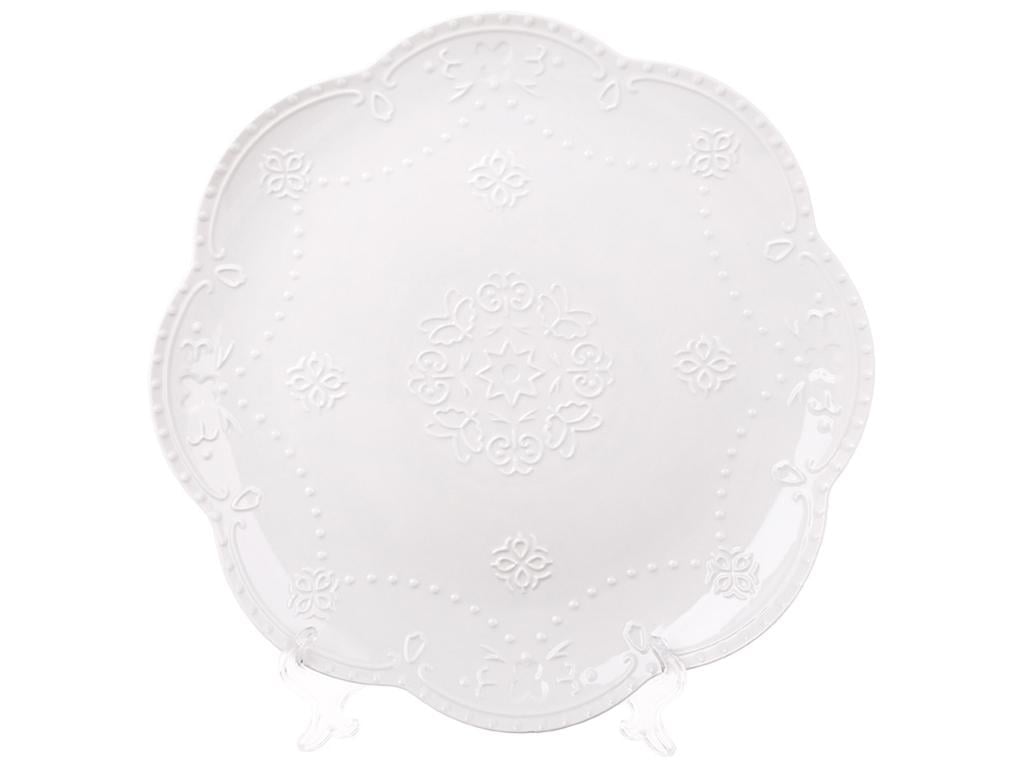 Блюдо фарфоровое Кружево 30 см (BDI-988-379) Блюдо фарфоровое Кружево 30 см (BDI-988-379)
