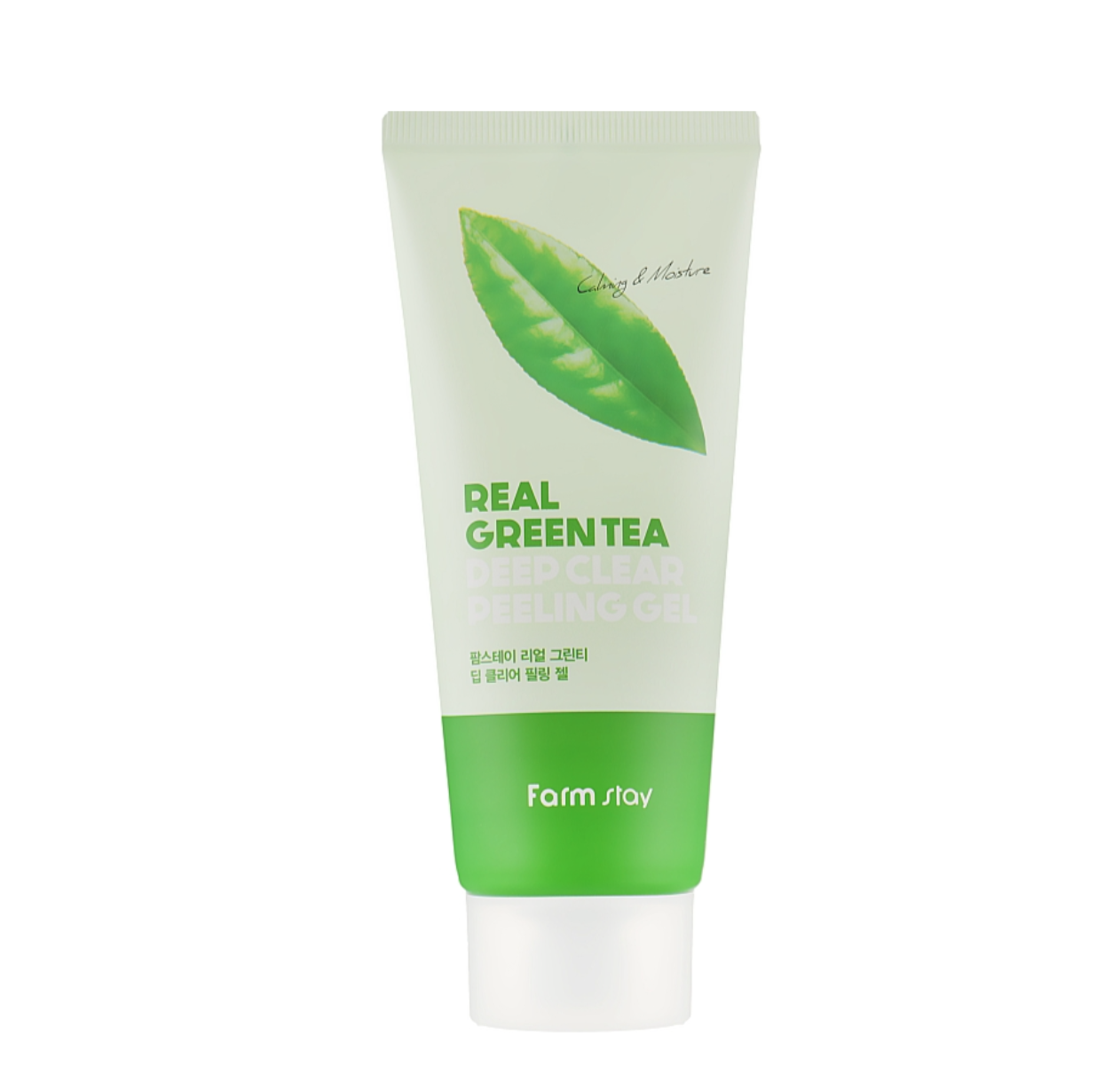 Пилинг-гель для лица FarmStay Green Tea Deep Clear Peeling Gel глубоко очищающий 100 мл (1000000000191) - фото 2