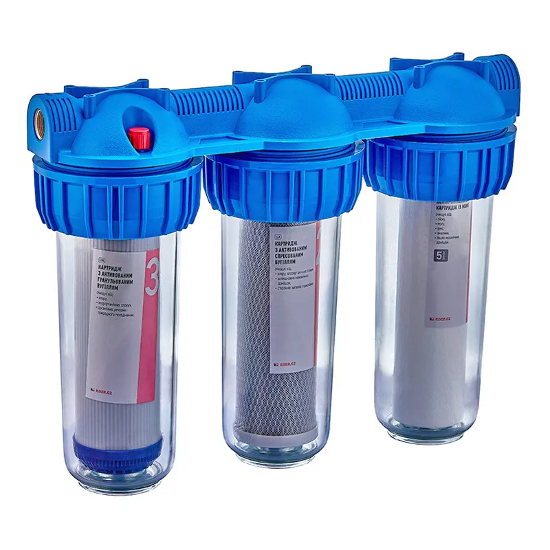 Фільтр для холодної води KOER KV-26-1/2 3 колби 8 атм (KR5022)