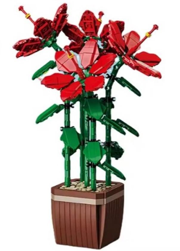 Конструктор декоративный Majestic Rhododendron серия Floral Wealth Рододендрон 926 деталей (2104619351)