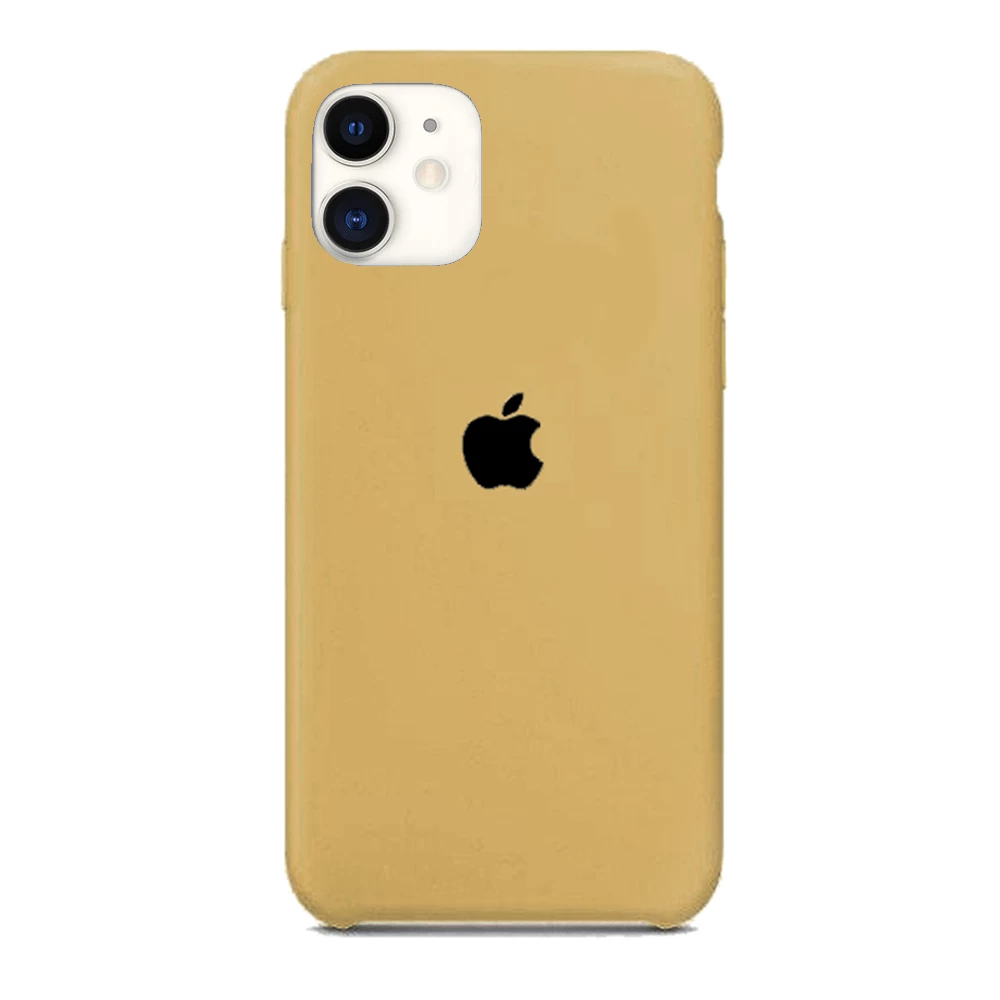 Силіконовий Чохол Накладка Silicone Case для iPhone 11 Gold