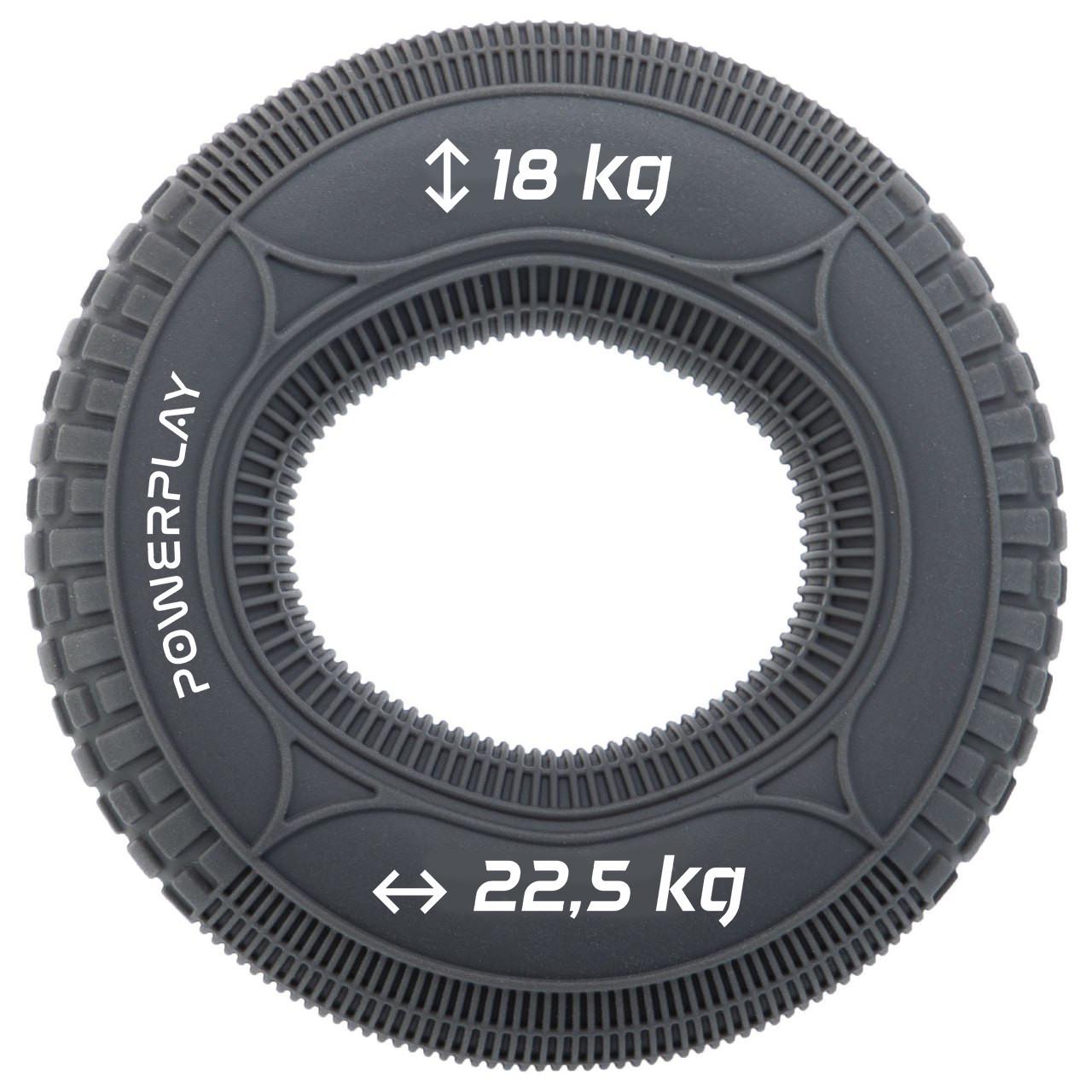 Еспандер кистьовий силіконовий PowerPlay PP-4330 Hand Grip Loops Medium 18-22,5-36 кг Сірий (A-013269) - фото 1 Еспандер кистьовий силіконовий PowerPlay PP-4330 Hand Grip Loops Medium 18-22,5-36 кг Сірий (A-013269) - фото 1