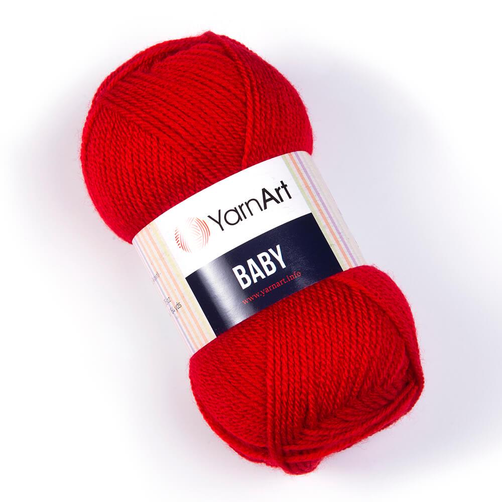 Пряжа YarnArt Baby 576 Красный (6012)