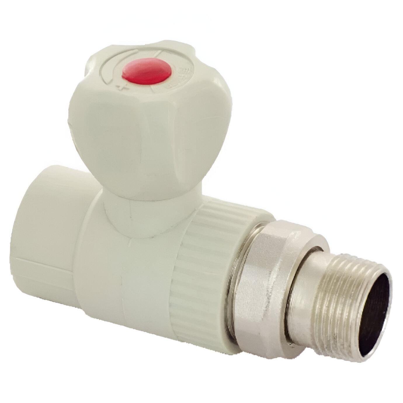 Кран радиаторный прямой ASG-Plast 25х3/4" без резинки (AKD5650)