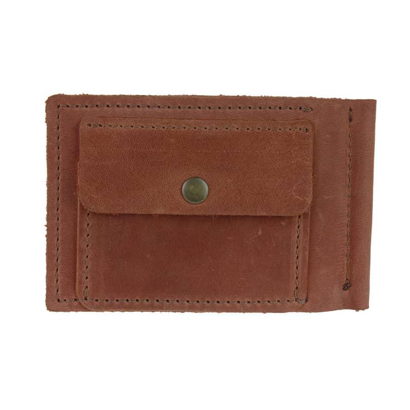 Гаманець FREESKIN із затискачем та монетницею Світло-коричневий - фото 2 Гаманець FREESKIN із затискачем та монетницею Світло-коричневий - фото 2