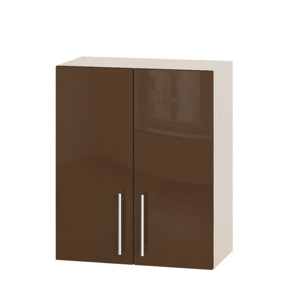 Шафа верхня Еверест Модерн модуль Верх В10-600 60х30х72 см Капучино глянець/Дуб Молочний (04902) - фото 1 Шафа верхня Еверест Модерн модуль Верх В10-600 60х30х72 см Капучино глянець/Дуб Молочний (04902) - фото 1