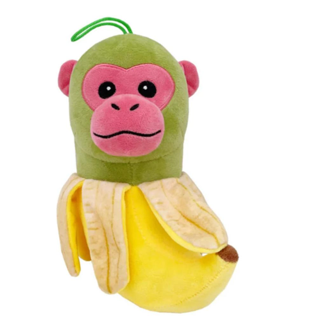 Мягкая игрушка детская Шимпанзини Бананини 22 см Желто-зеленый (27477399)