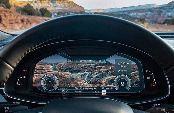 Стекло защитное Pixsel гибридный глянец на приборную панель Audi A7/RS7/S7 12“ 2019