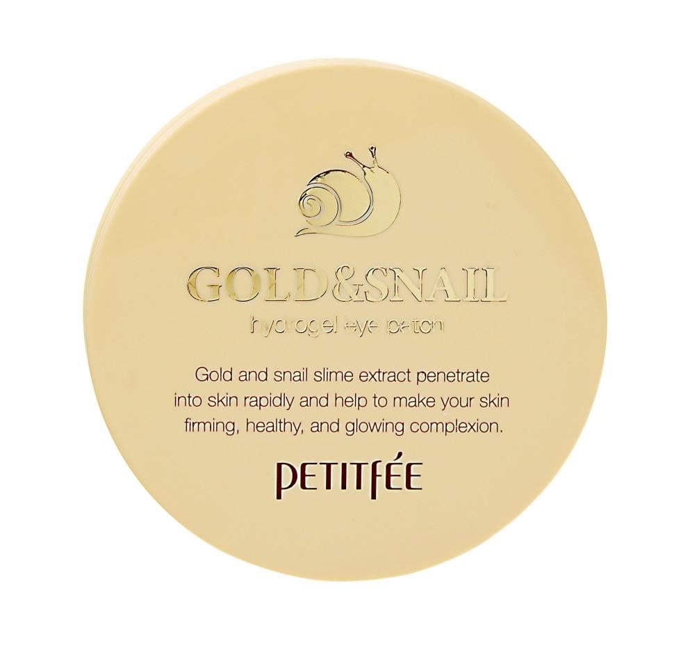 Патчи для глаз гидрогелевые Petitfee&Koelf Золото-Улитка Gold/Snail Hydrogel Eye Patch 60 шт. (8809239802872)
