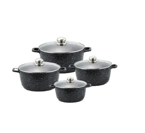 Набор кастрюль BN-378 с мраморным покрытием 8 пр. (9491406)