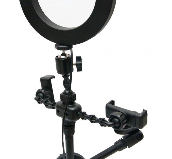 Световое кольцо для фото и видео с поддержкой микрофона (HA-12) - фото 4 Световое кольцо для фото и видео с поддержкой микрофона (HA-12) - фото 4