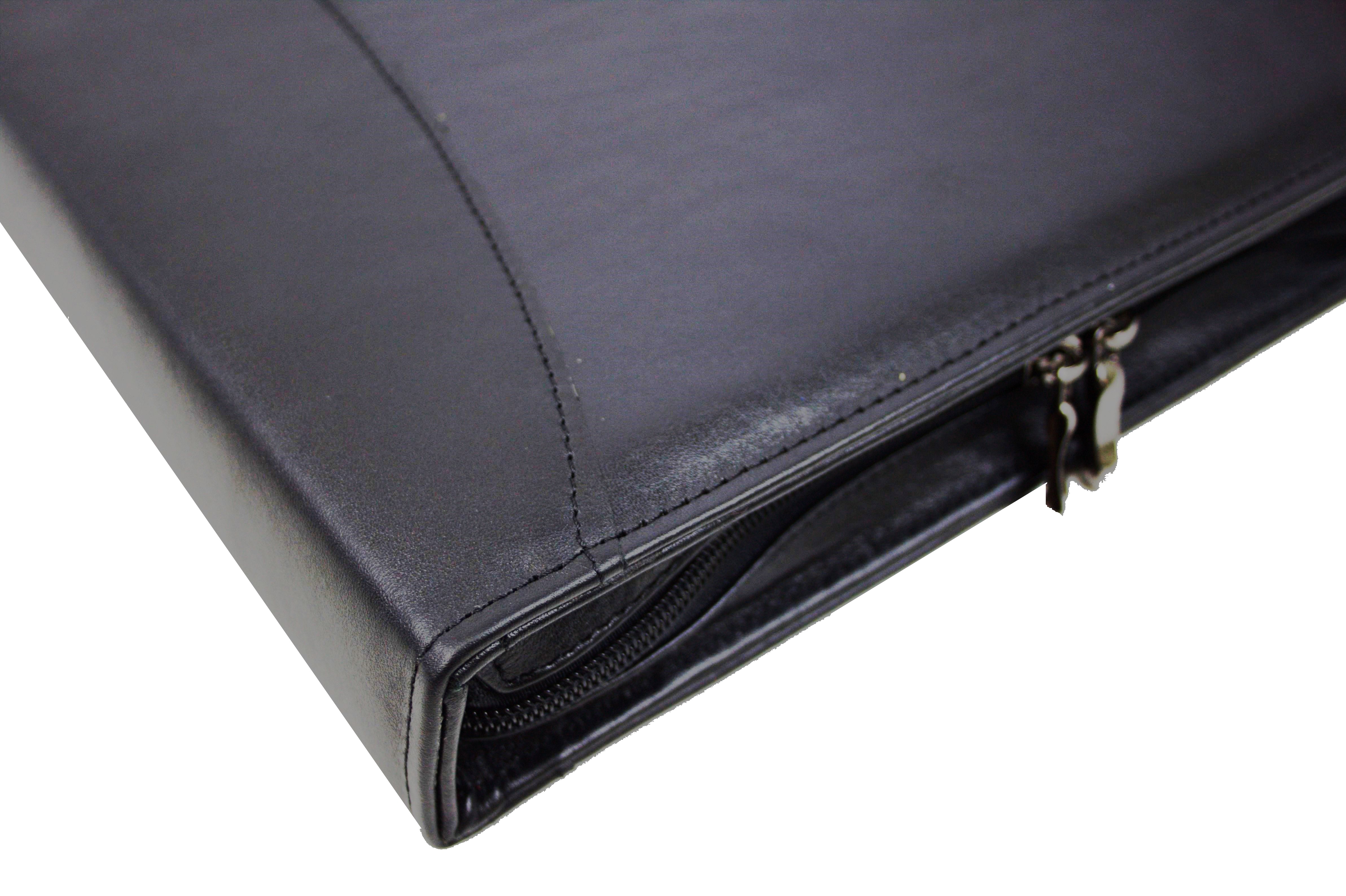 Папка деловая Portfolio для документов из кожи Черный (Port1003 black) - фото 3 Папка деловая Portfolio для документов из кожи Черный (Port1003 black) - фото 3