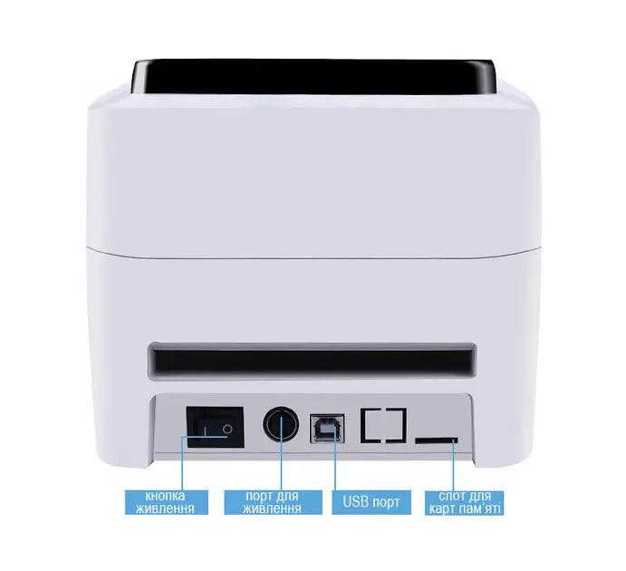Термопринтер Xprinter XP-420B 108 мм USB для НП печати ТТН - фото 3