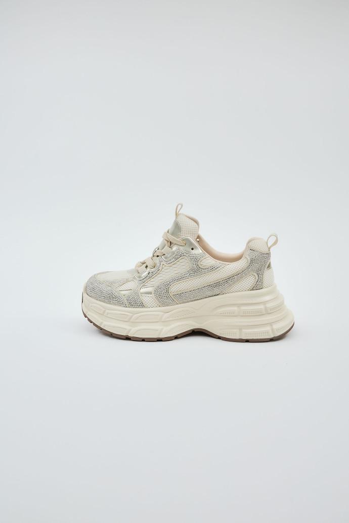 Кроссовки женские демисезонные LONZA р. 36 Бежевый (198938) - фото 4 Кроссовки женские демисезонные LONZA р. 36 Бежевый (198938) - фото 4