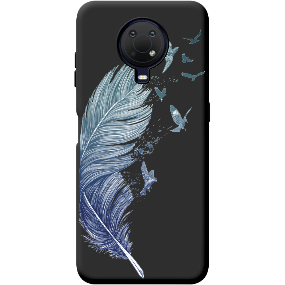 Чехол BoxFace Nokia G20 Feather Черный силикон (42373-cc38-42880) - фото 1