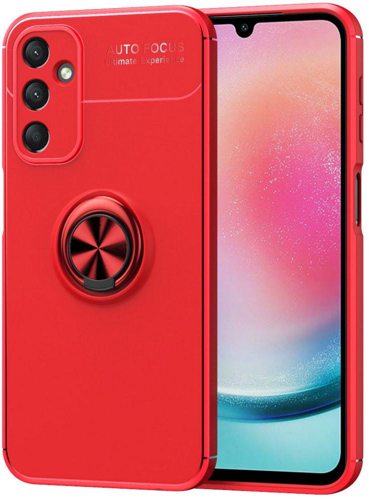Чехол с кольцом Samsung Galaxy A24 A245 Autofocus Red (32614-2D) Чехол с кольцом Samsung Galaxy A24 A245 Autofocus Red (32614-2D)