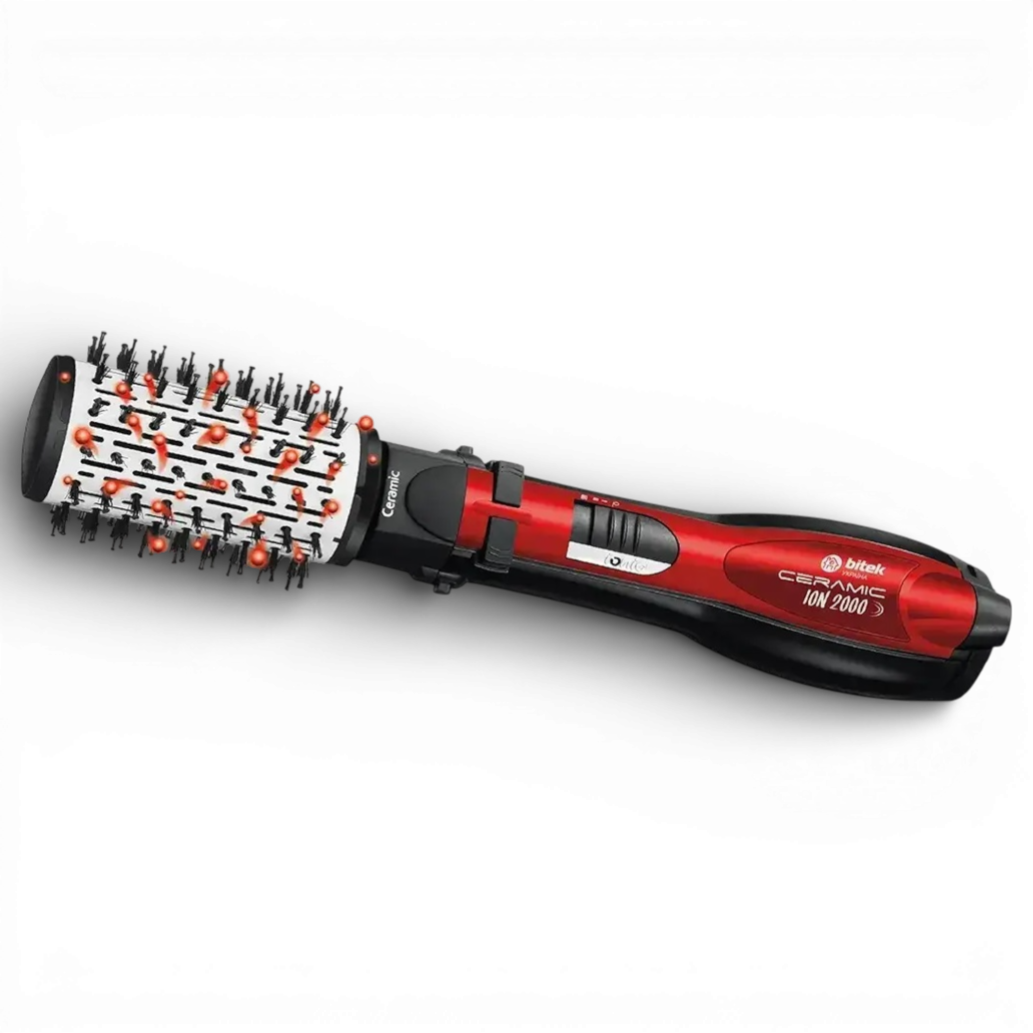 Фен-стайлер для волос BITEK BT-416 5в1 с вращающейся щеткой 2000 Вт (32170805)