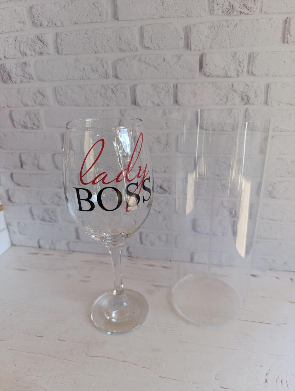 Бокал для вина ''Lady Boss'' стеклянный 400 мл Прозрачный (33100689)