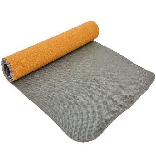 Коврик для йоги FI-7212 пробковый Серый (56363047) Коврик для йоги FI-7212 пробковый Серый (56363047)