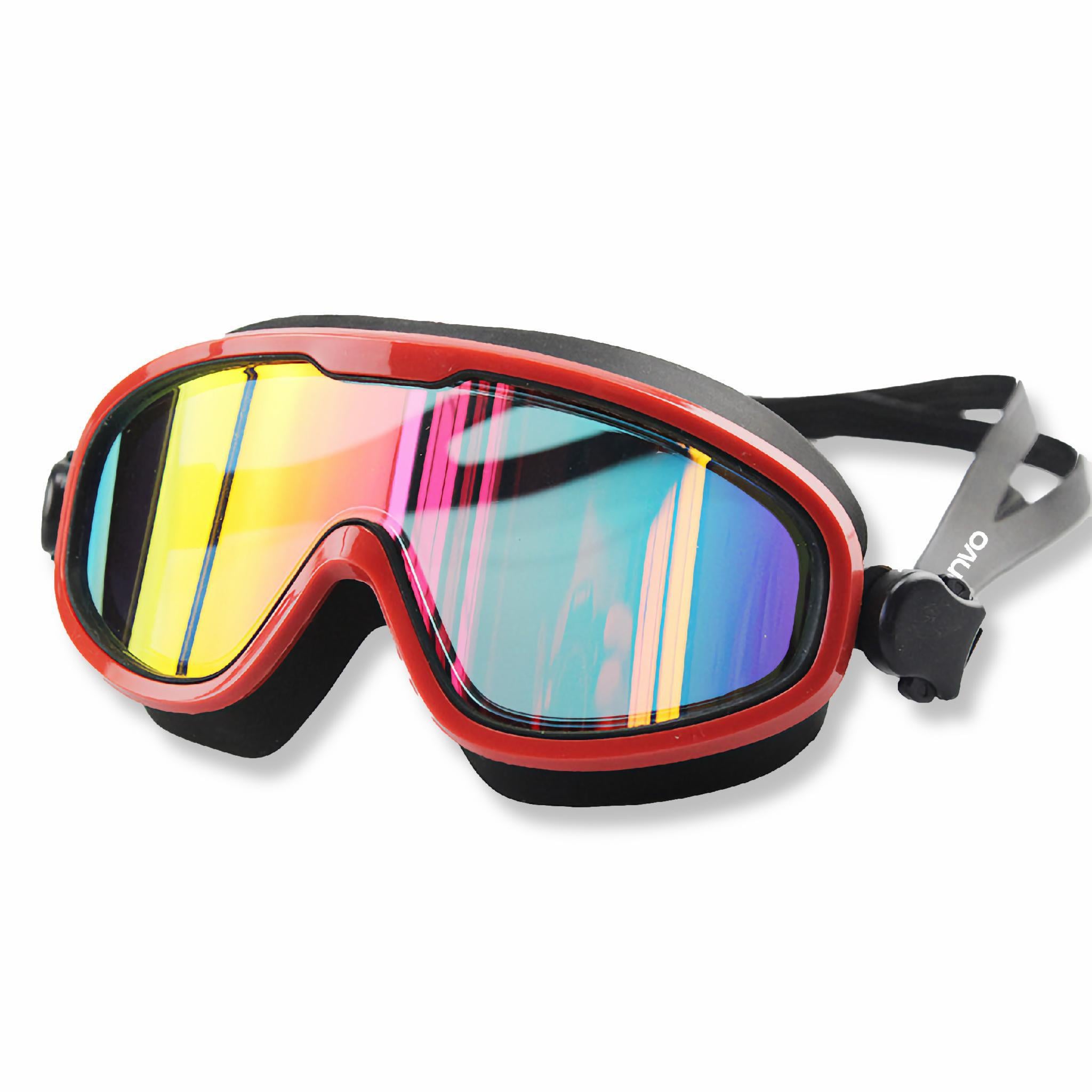 Маска для плавания Renvo Kariba Anti-fog OSFM Черный/Красный (2SM100-0107)