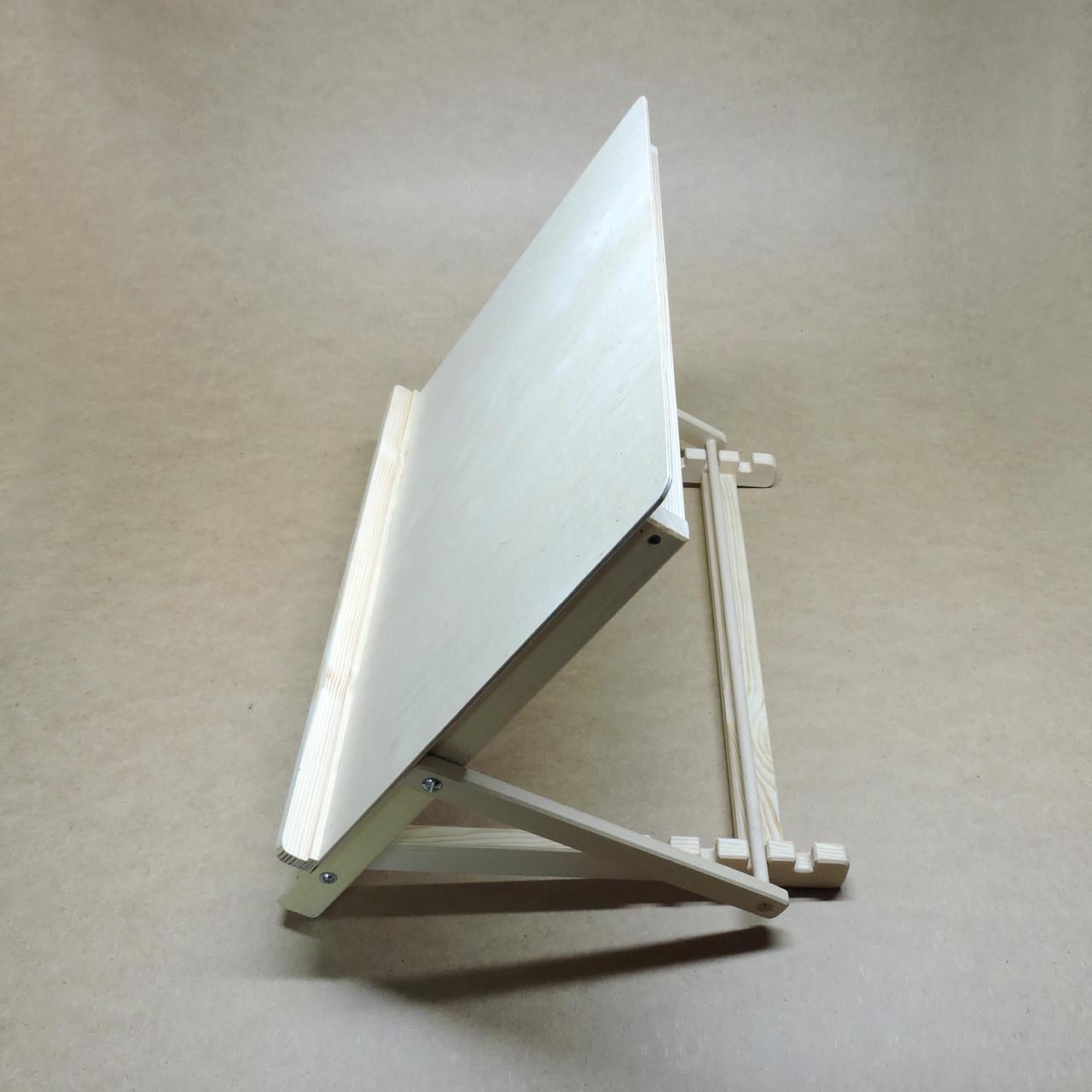 Мольберт из дерева Моне А2 настольный раскладной (МЛБ-000101) - фото 8 Мольберт из дерева Моне А2 настольный раскладной (МЛБ-000101) - фото 8