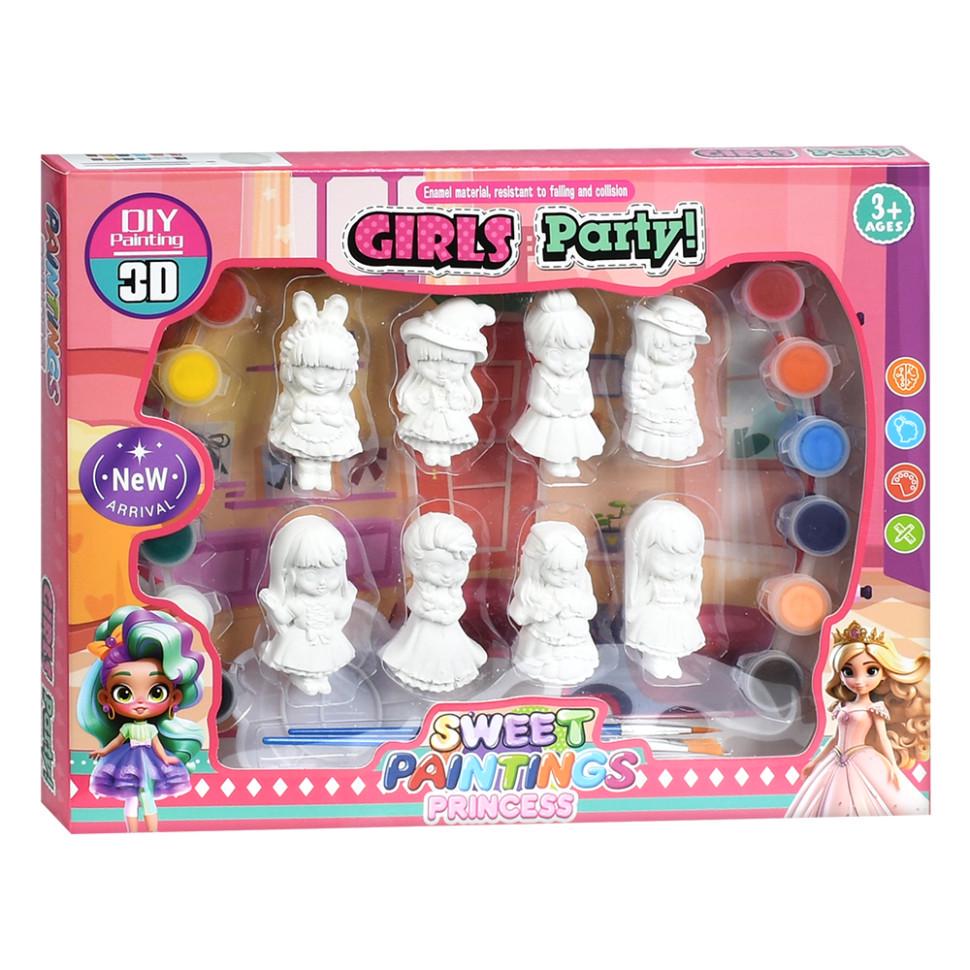 Набір для творчості Принцеси MK 5723 Princess фарби пензлики