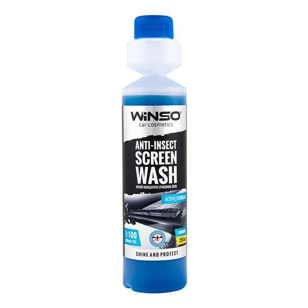 Омыватель стекла летний WINSO Anti-Insect Screen Wash Ocean 250 мл концентрат 1:100 (825002)