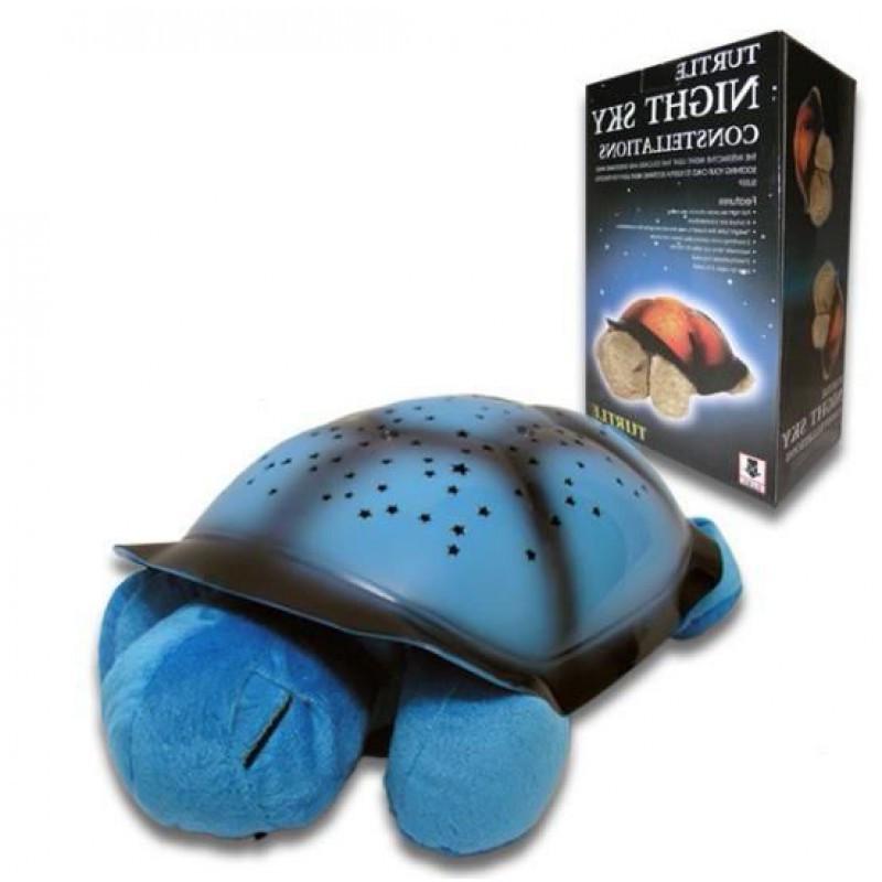 Ночник-проектор звездного неба Turtle Night Sky Синий (27072021_35)