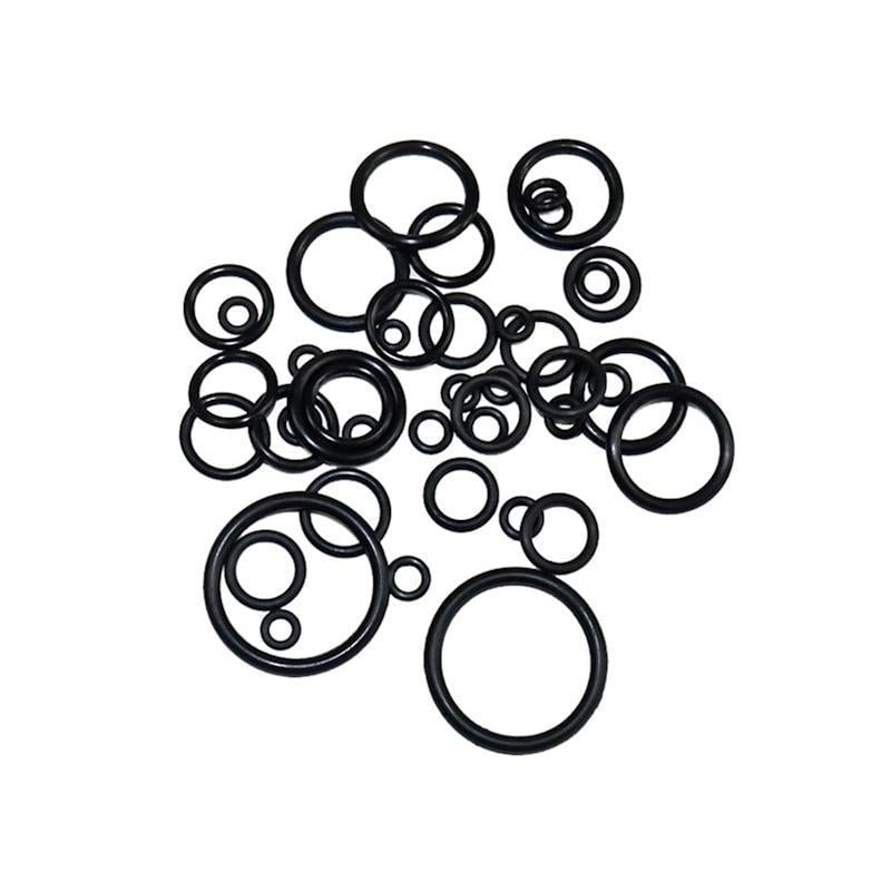 Набор уплотнительных резиновых колец сантехнических 3-22 мм 225 шт. 18 р.ов в пакете Черный (29661195)