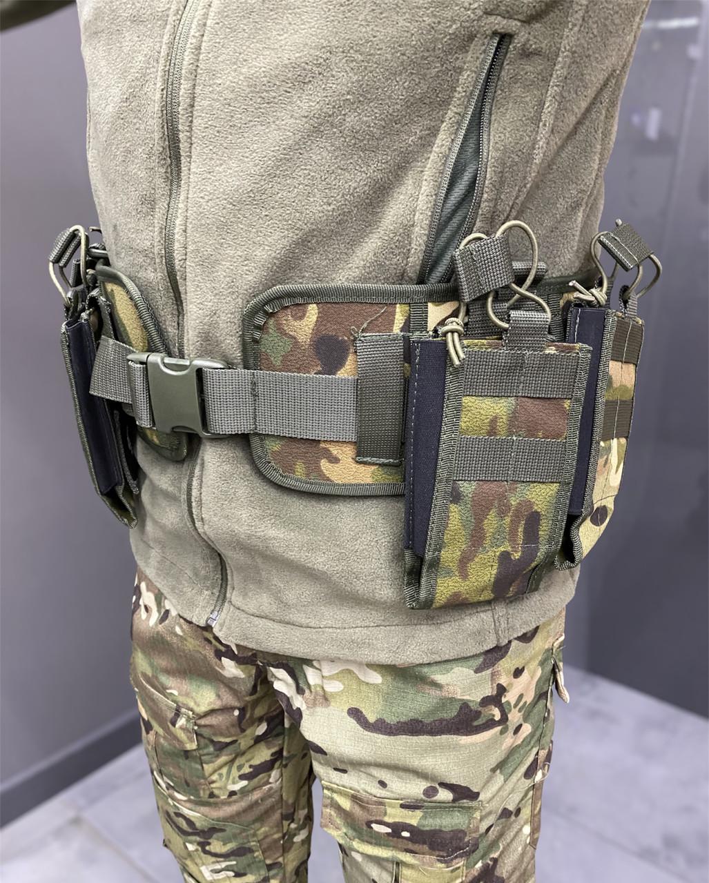 Пояс боевой с подсумками Single Sword с системой Molle Multicam (1740065878)
